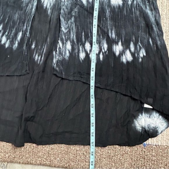 TRYB Ombre Tie Dye 100% Silk High Low Maxi Dress - Picture 12 of 12